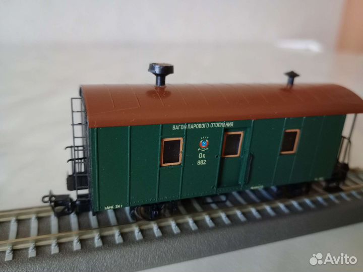 Железная дорога тт 12 мм. Вагон. Пересвет