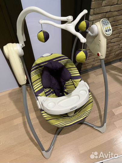 Детские электрокачели Graco