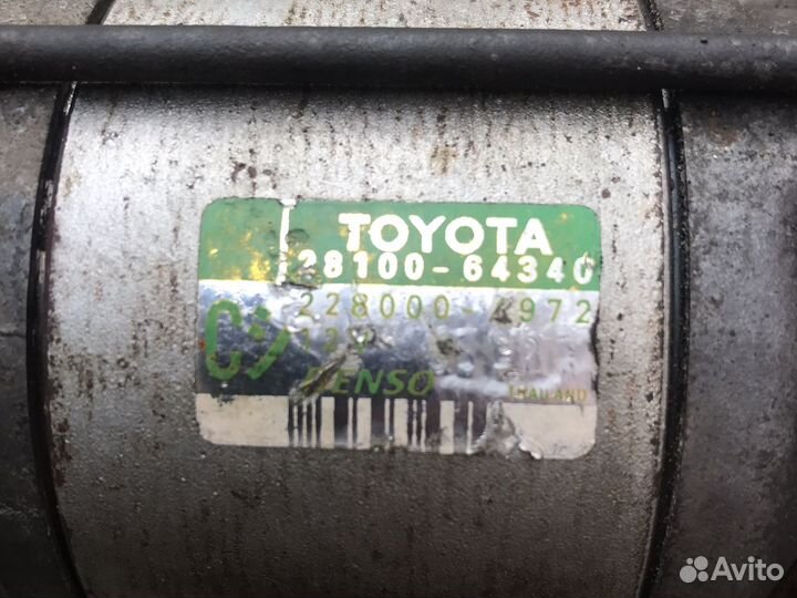 Стартер toyota 3C/2C