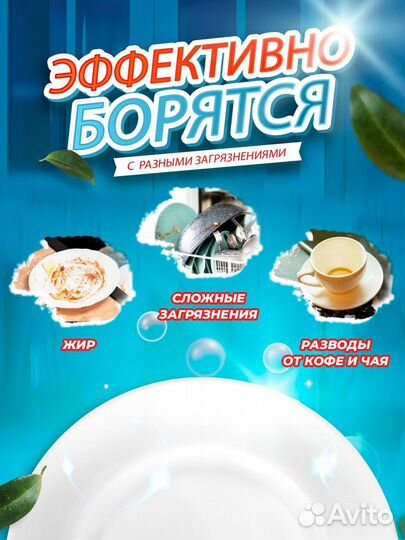 Таблетки экологичные для посудомоечных машин оптом