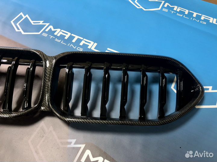 Решетка радиатора BMW F44 Sport рест карбон