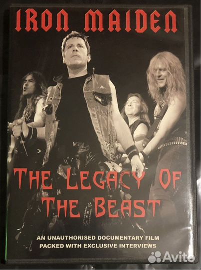 Iron Maiden - Legacy Of The Beast на DVD оригинал