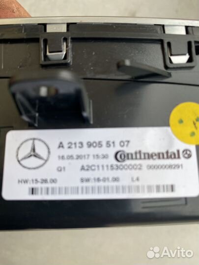 Блок упоавления климатом Mercedes E w213