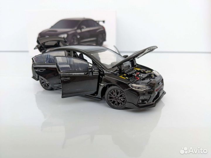 Металлическая модель автомобиля subaru WRX STI