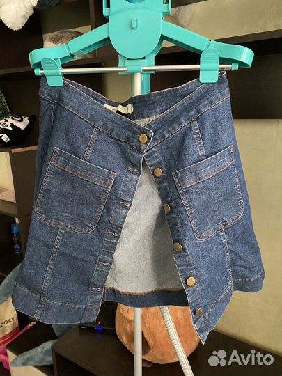 Юбка джинсовая