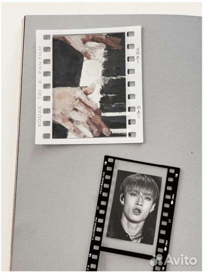 Пластиковая наклейка стикер самоклеющаяся