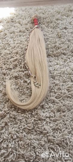 Волосы натуральные блонд
