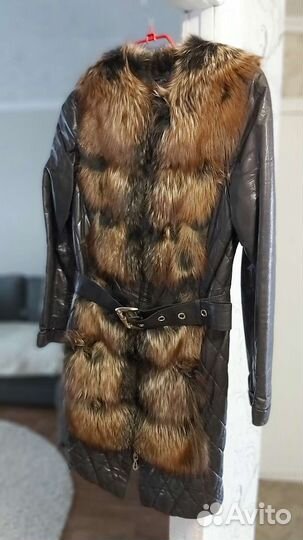 Куртка кожаная женская демисезонная 42-44