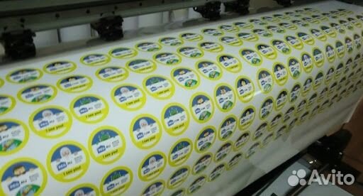 Печать этикеток, наклеек, стикеров