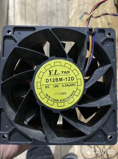 Кулер на asic асик майнер M20-50s, S9, t2t