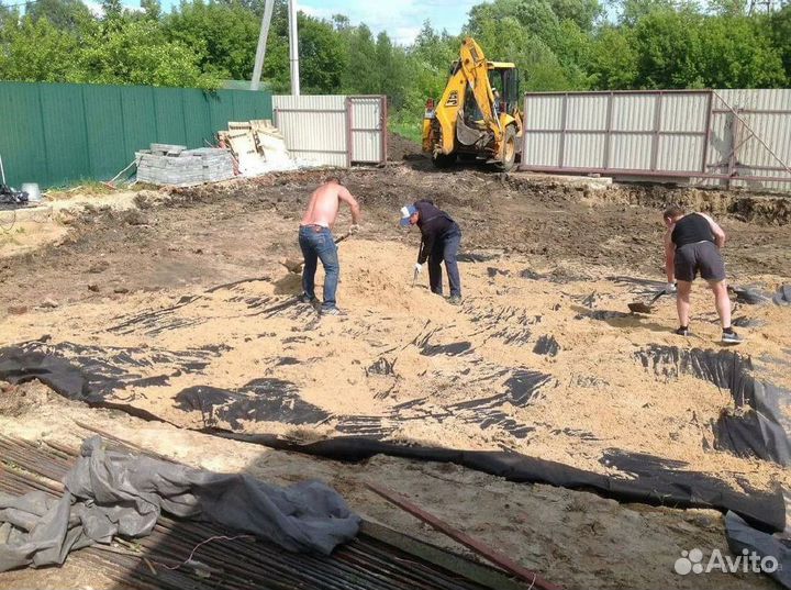 Уборка участка/Спил деревьев/Разнорабочие/Демонтаж