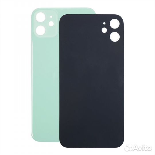 Задняя крышка для iPhone 11 зеленая со cтандартным