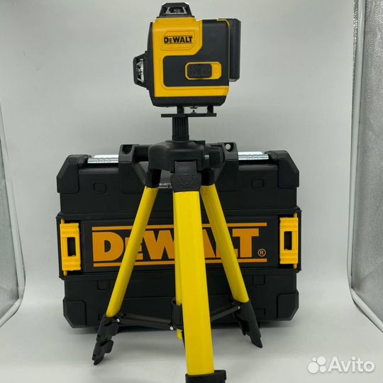 Лазерный Уровень Dewalt 4D 16 линий Штатив в кейсе