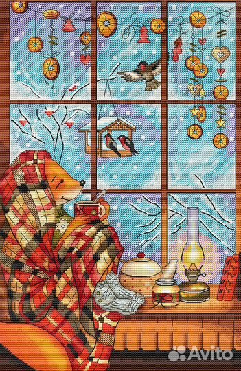 Авторская схема вышивки крестом