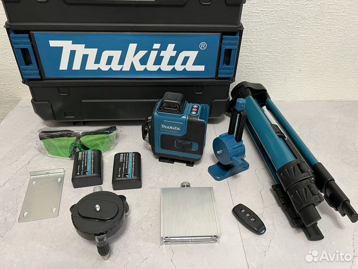 Лазерный уровень Makita 16 линий 4D 360 и тренога