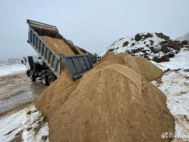 Песок Щебень щпс Отсев с доставкой