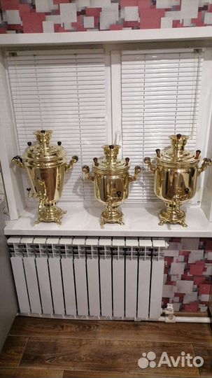 Самовар на дровах советский 5-7 литров