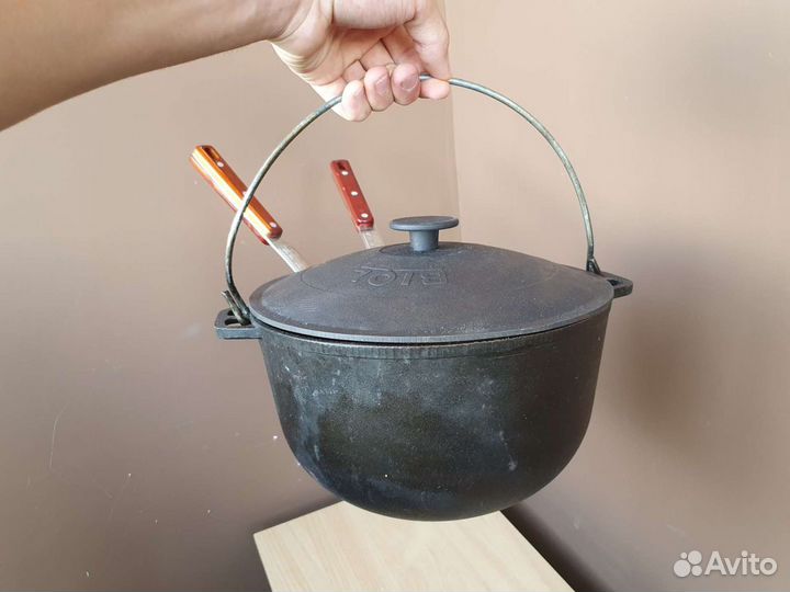 Казан чугунный 6 литров