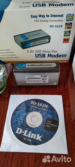DSL модем D-Link DSL-2500U, USB D-link DU-562M