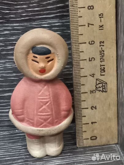 Редкая игрушка СССР.Якутка.Красный треугольник