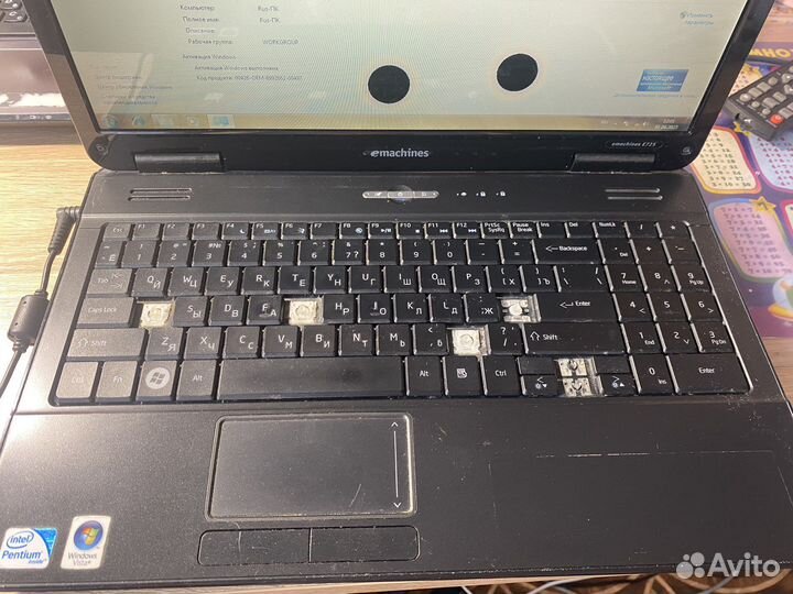 Ноутбук eMachines Е725