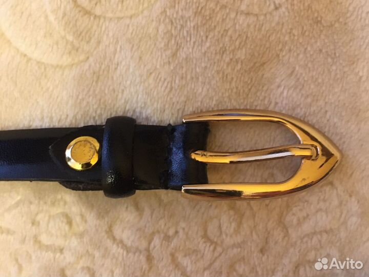 Ремень женский кожаный, Mayer, черный