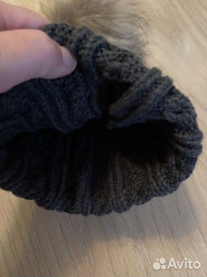 Шапка осень / зима, унисекс. 52-54