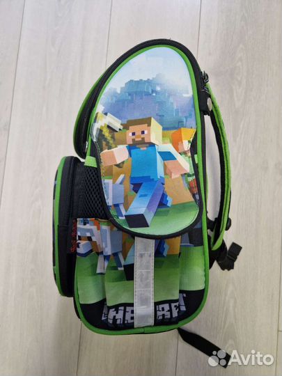 Рюкзак школьный для мальчика Minecraft 3D, бу