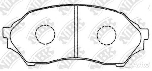 Колодки NiBK PN5425 - nibk