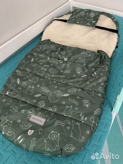 Зимний конверт в коляску до 3 лет