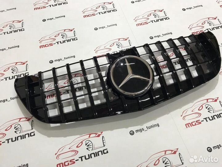Решетка Mercedes Vito GT Black + Дистроник