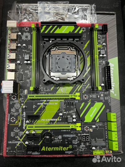 Материнская плата: atermiter ATX - X99 LGA2011-3