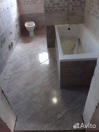 Плиточник. Укладка плитки. Ремонт ванной комнаты