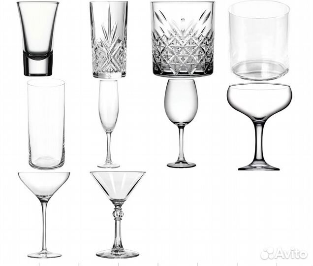 Аренда бокалов