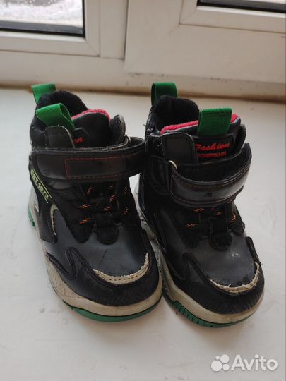 Кроссовки зимние на мальчика 22 размер
