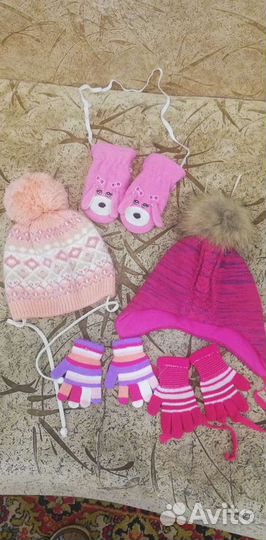 Шапка, варежки, перчатки