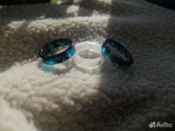 Серьги из эпоксидной смолы