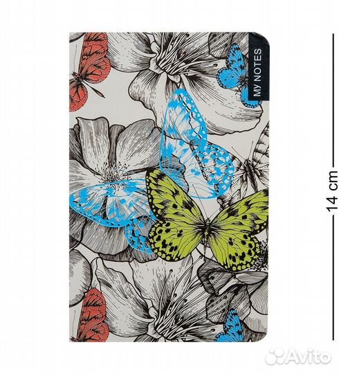 Блокнот мал. Тропические бабочки (твердая обложка) A2115438