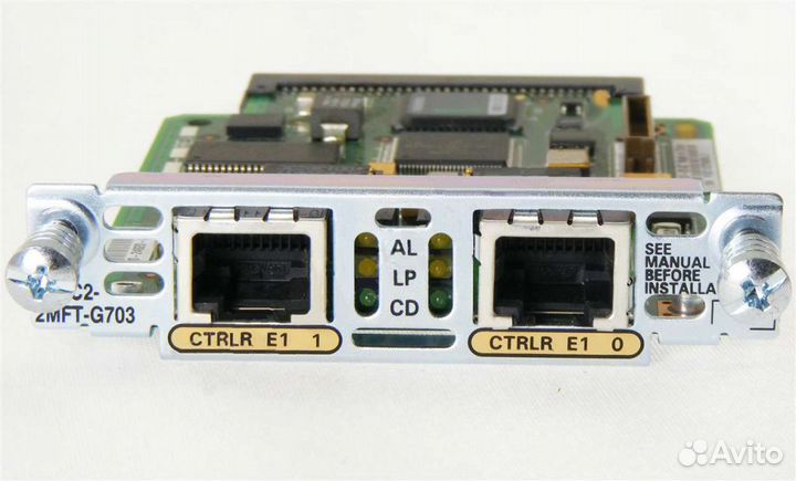 Модуль Cisco vwic-2MFT-G.703