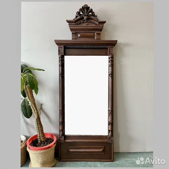 Зеркало старинное в раме 0204