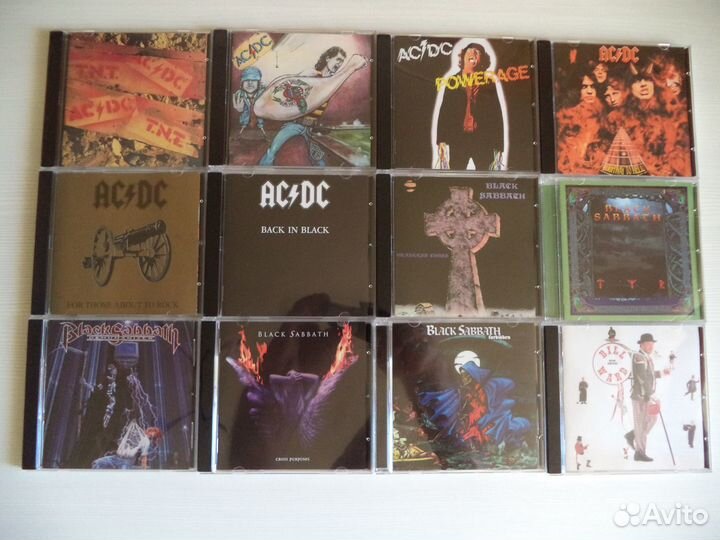 AC/DC, Black Sabbath на CD