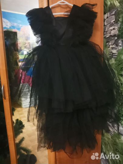 Платье для девочки 116 черное