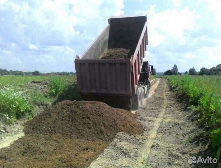 Щебень, пгс, песок, отсев, чернозём, уборка снега