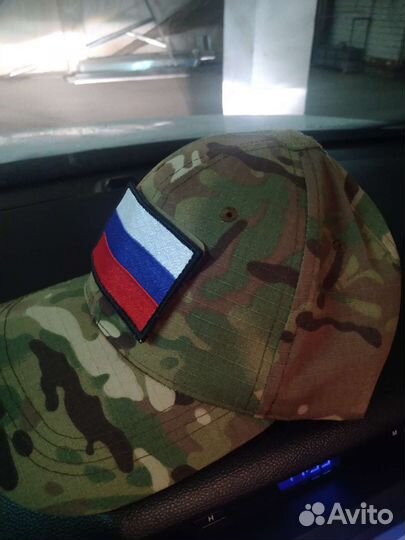 Бейсболка с патчем флаг РФ