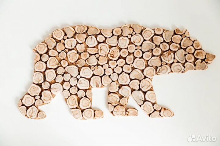 Панно из можжевельника