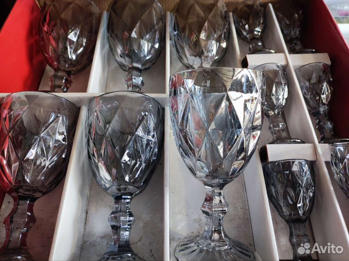 Фужеры с рюмками