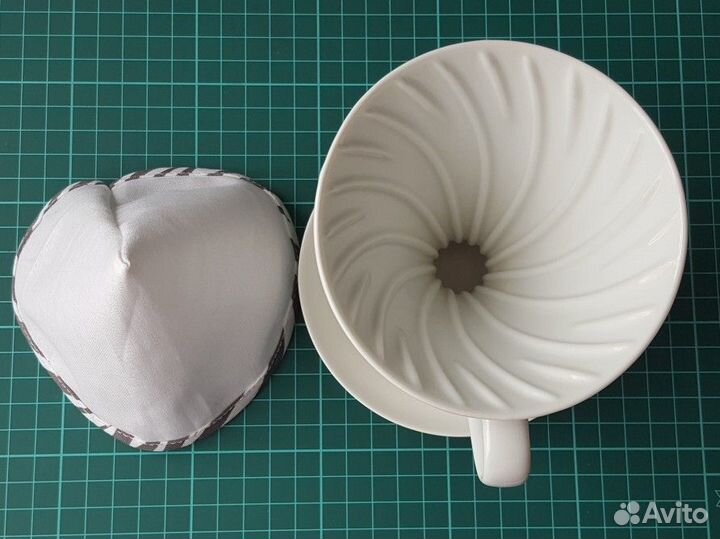 Фильтр для воронки Hario V60 1-4 чашки тканевый