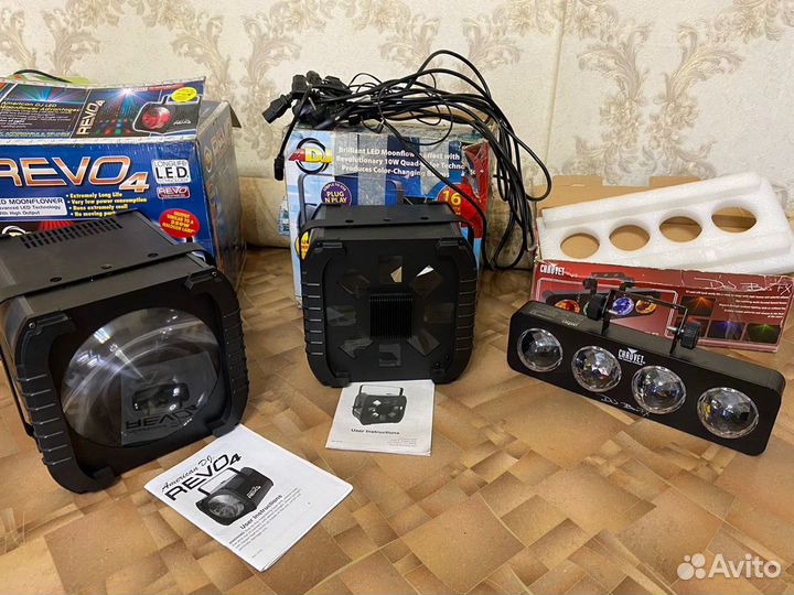 Звуковое и световое оборудование