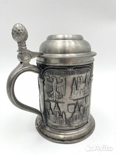 Коллекционная оловянная кружка Zinn-Becker