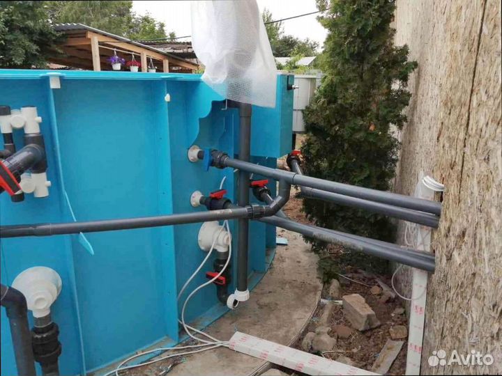 Бассейн овальный полипропиленовый от производителя